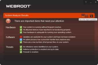 Webroot System Analyzer